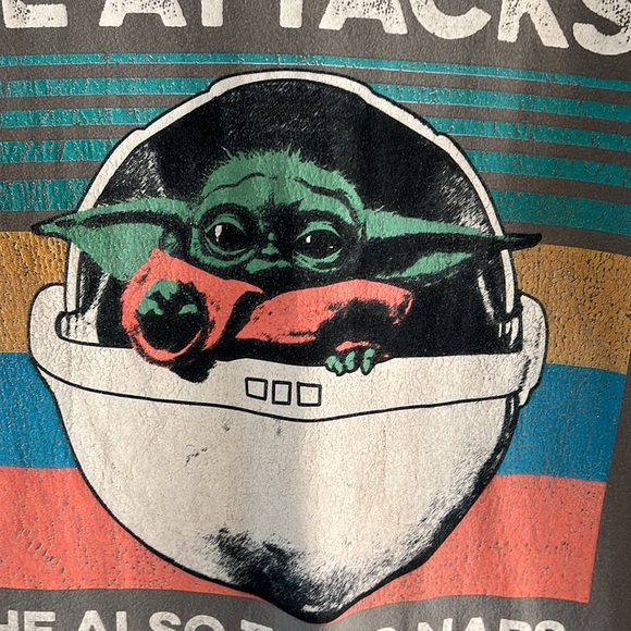 Grogu, baby Yoda, t-shirt. The Mandalorian Star Wars - Picture 2 of 5
